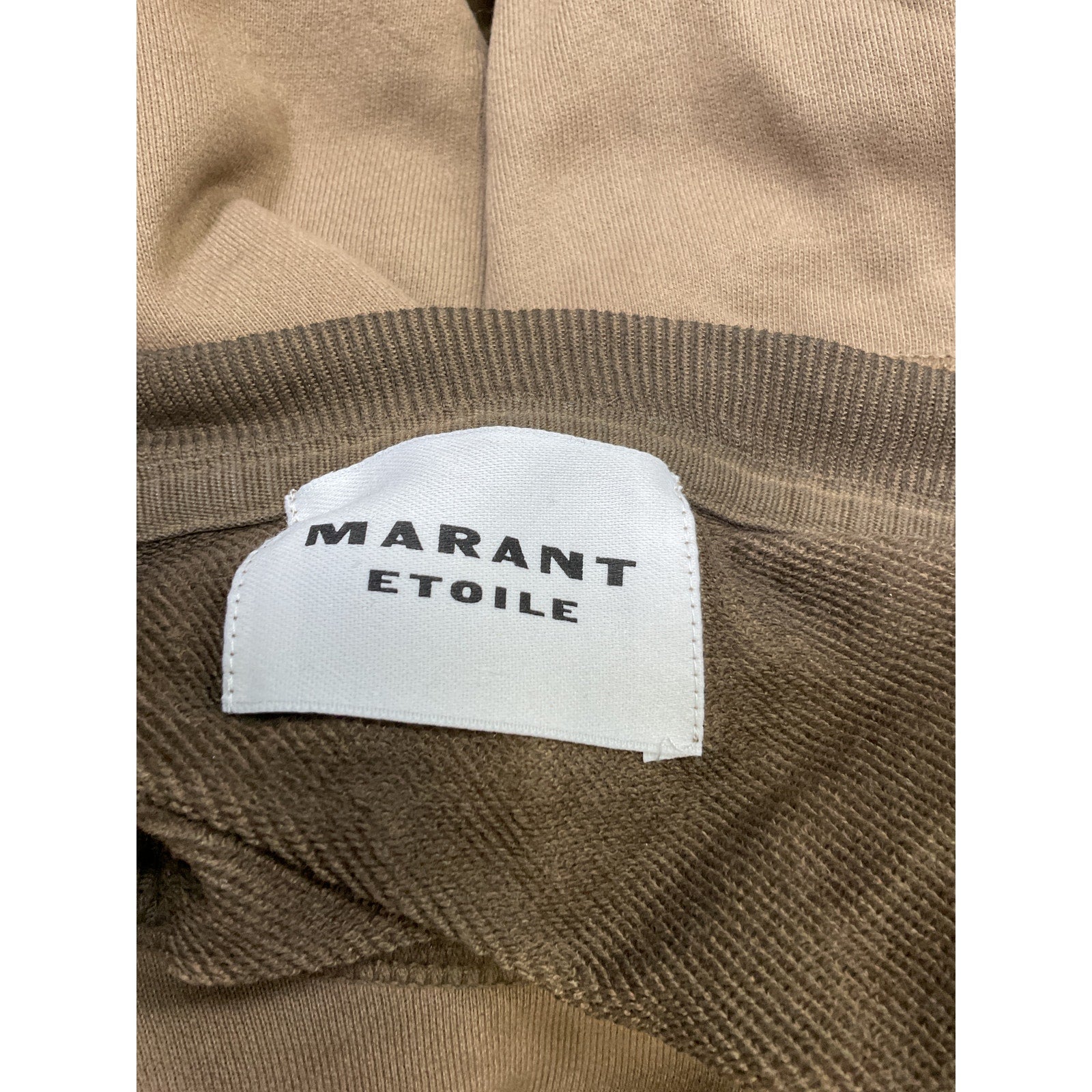 Isabel Marant �toile 'Mobyli' Brown French Terry Crewneck Sweatshirt Size 38