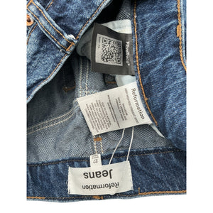 Reformation High Rise Blue Abby Denim Jeans Size 27