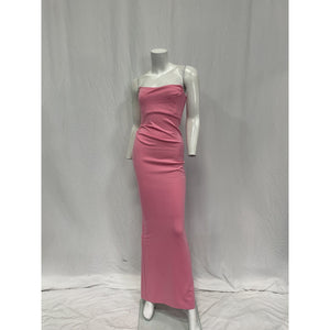 Michael Costello x Revolve 'Briggs' Pink Viscose Gown Size XS