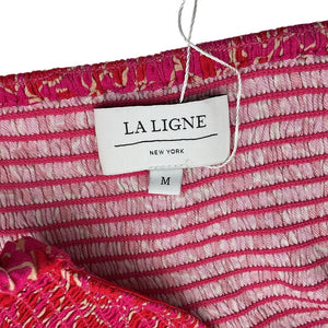 La Ligne Smocked Multicolor Sarita Dress Size M