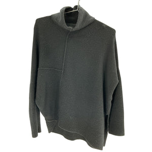 Allsaints Asymmetric Black Lock Sweater Size XS
