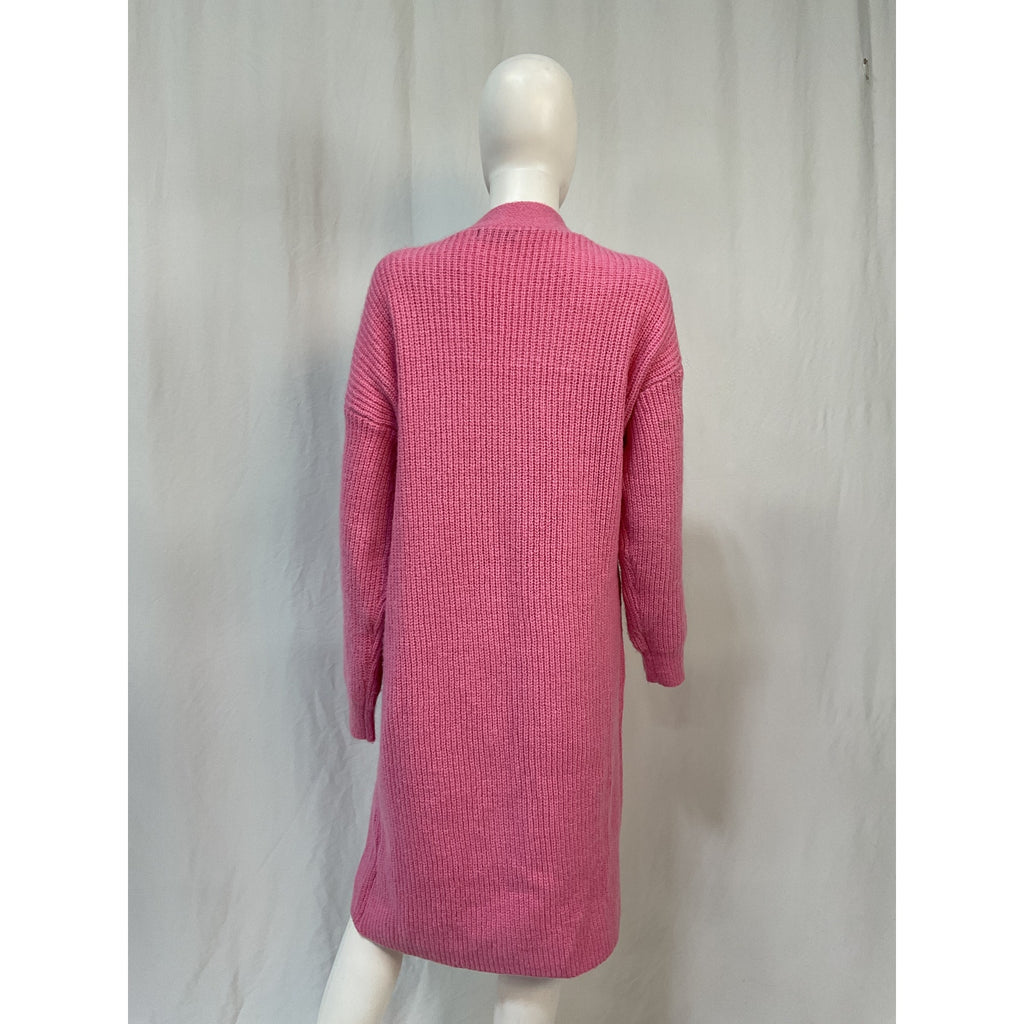 Apparis 'Joey' Pink Polyester 2 Duster Sweater Size S