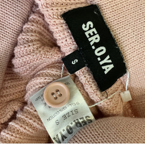 Ser.O.Ya Textured Cintz Rose Uma Shorts Size S