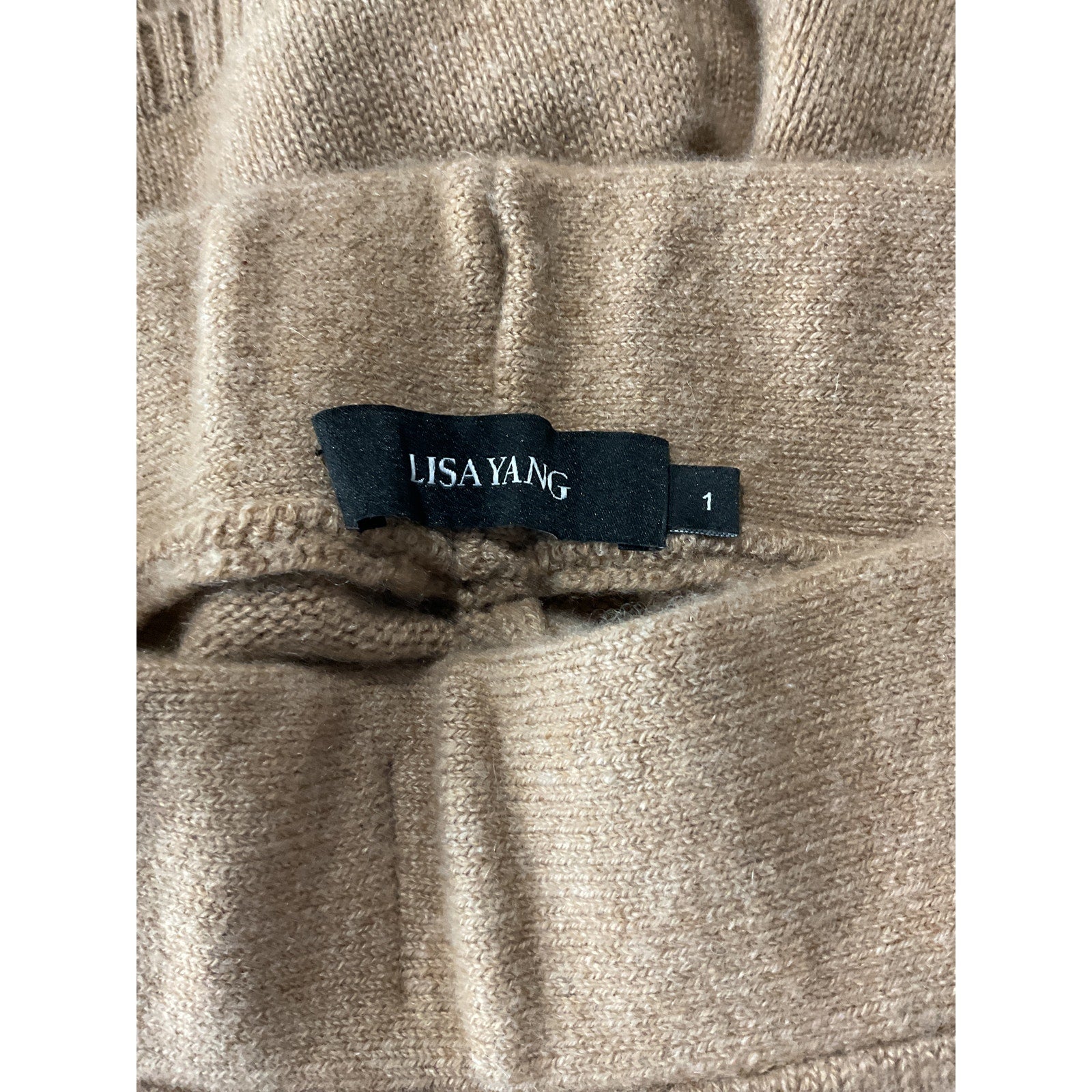 Lisa Yang 'Winnie' Brown Cashmere Shorts Size 1