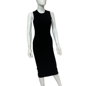 Frame Ribbed Noir Cutout Sweater Dress Size S