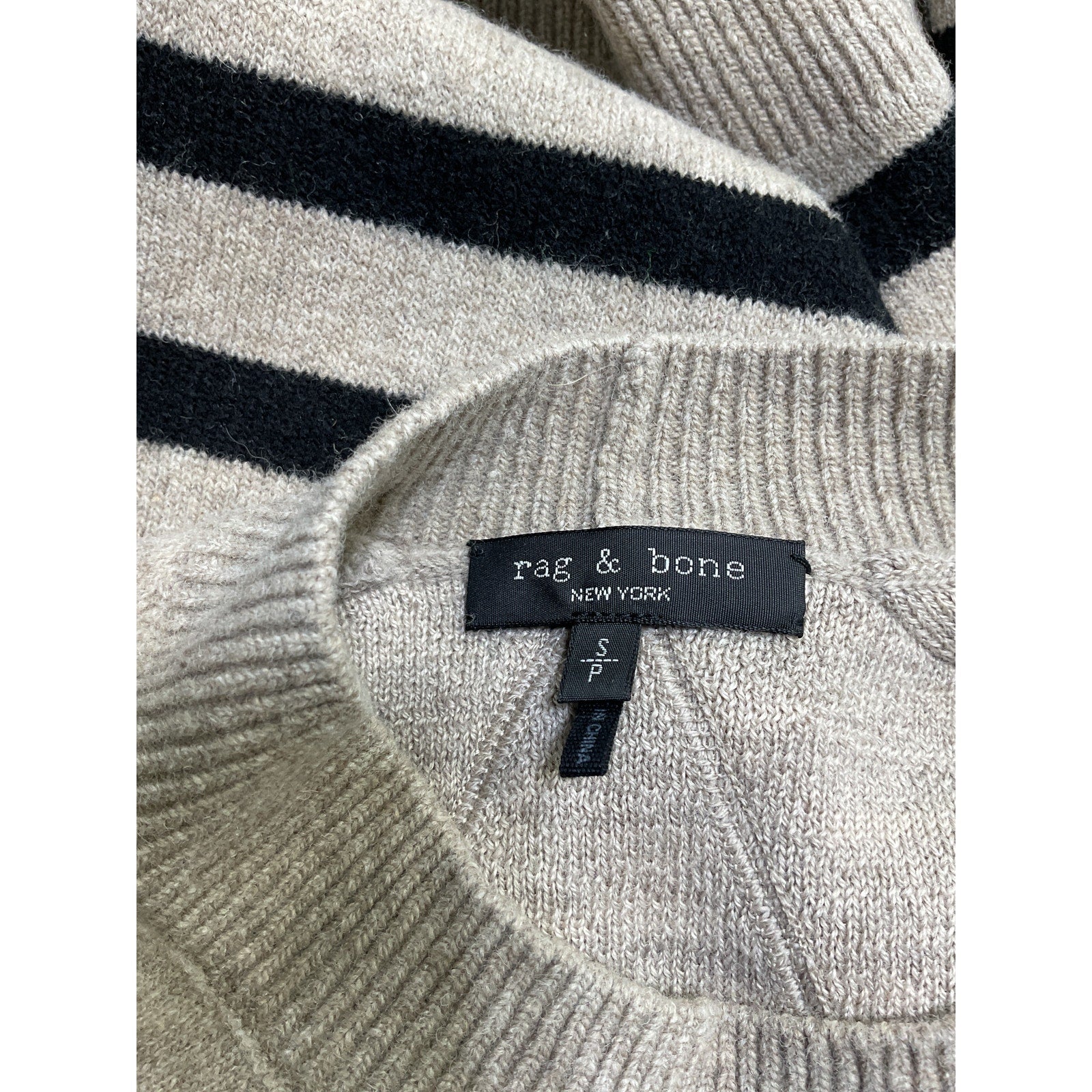 Rag & Bone 'Bridget' Beige Wool Sweater Size S