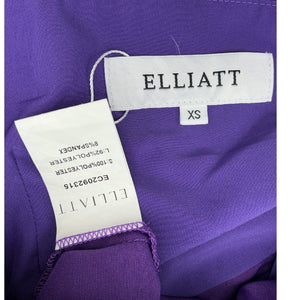 Elliatt Draped Purple Myley Mini Dress Size XS