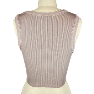Agolde Ribbed Spider Lily Poppy Tank Top Size XS