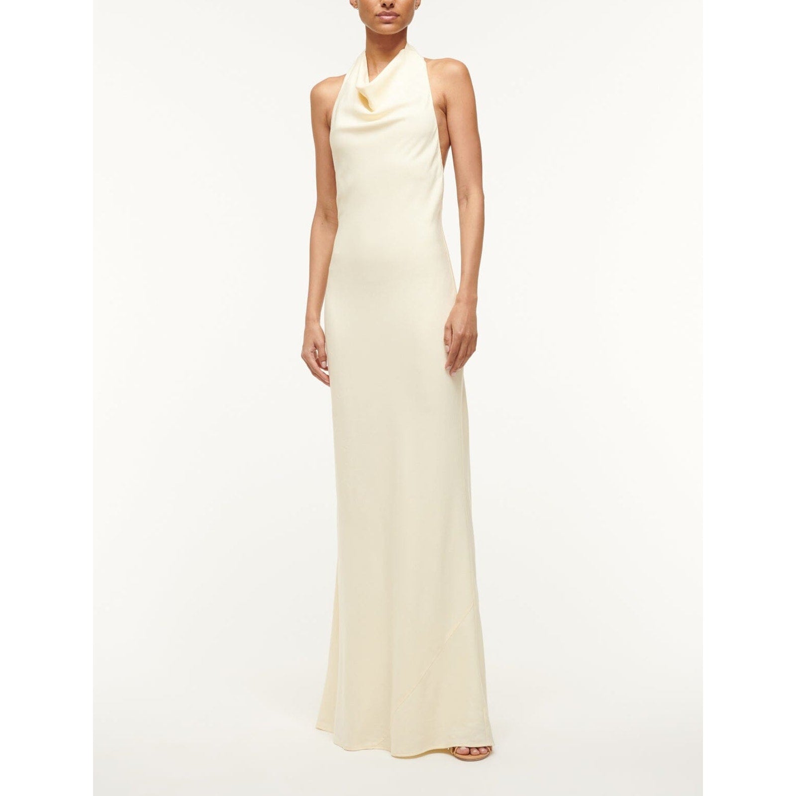 Staud 'Giuseppe' Beige Viscose Dress Size XL
