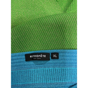 Retrofête Cutout Green And Blue Eloisa Dress Size XL