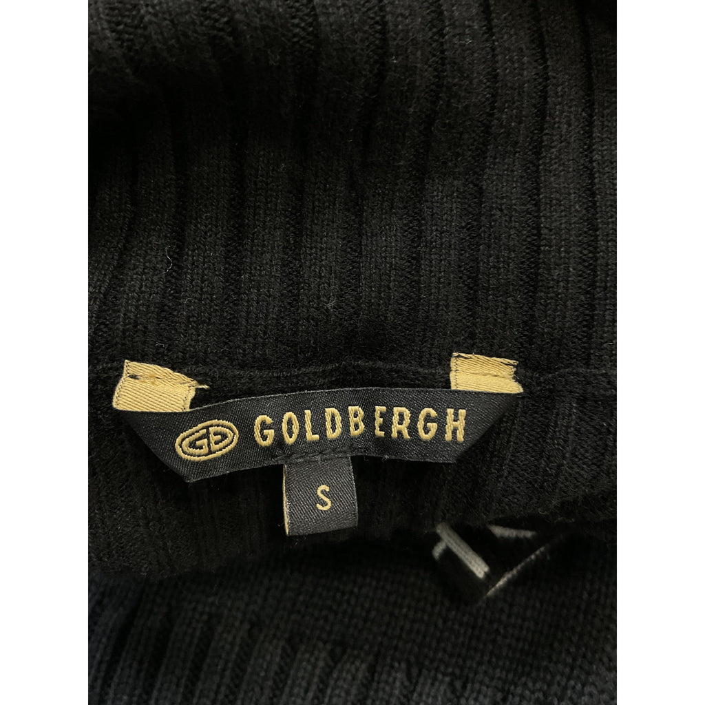 Goldbergh 'Mira' Black Logo Cuffs Sweater Size S