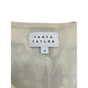 Tanya Taylor Patterned Cream Deep Clay Multi Medallion Skirt Size 0