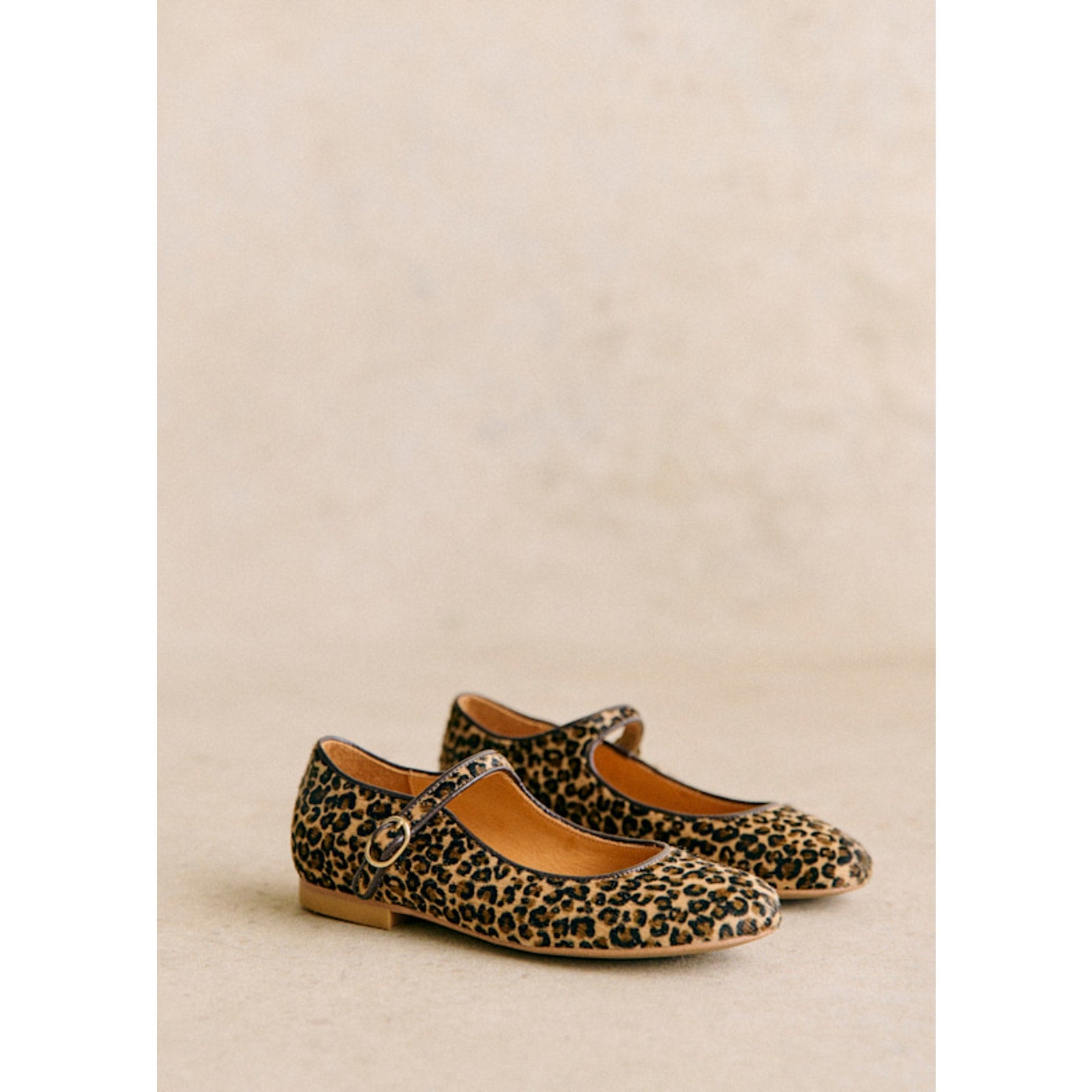 S�zane 'Paula' Brown Leather Ballerinas Flat Size 28