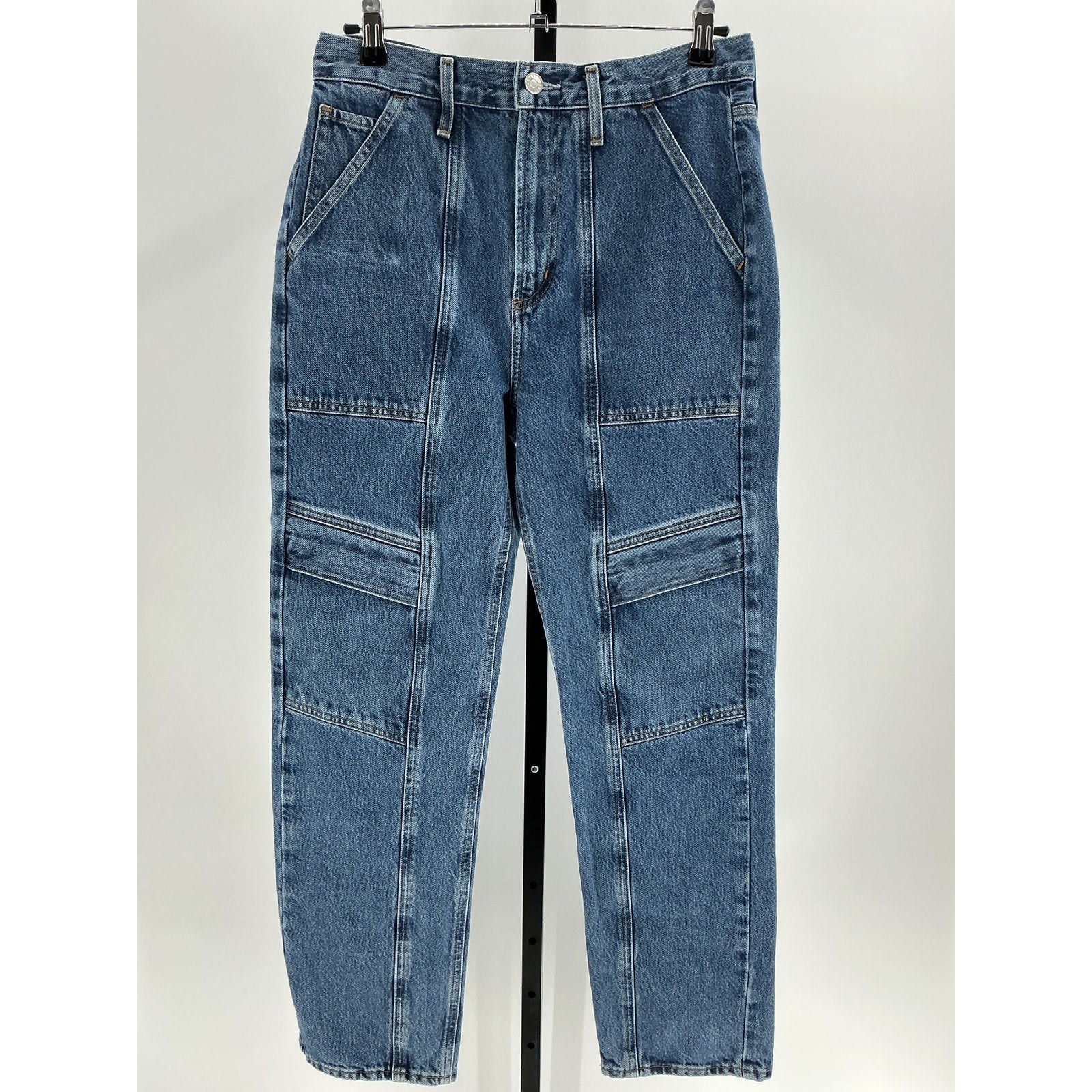 Agolde Cooper 'Cargo' Blue Cotton Jean Size 26