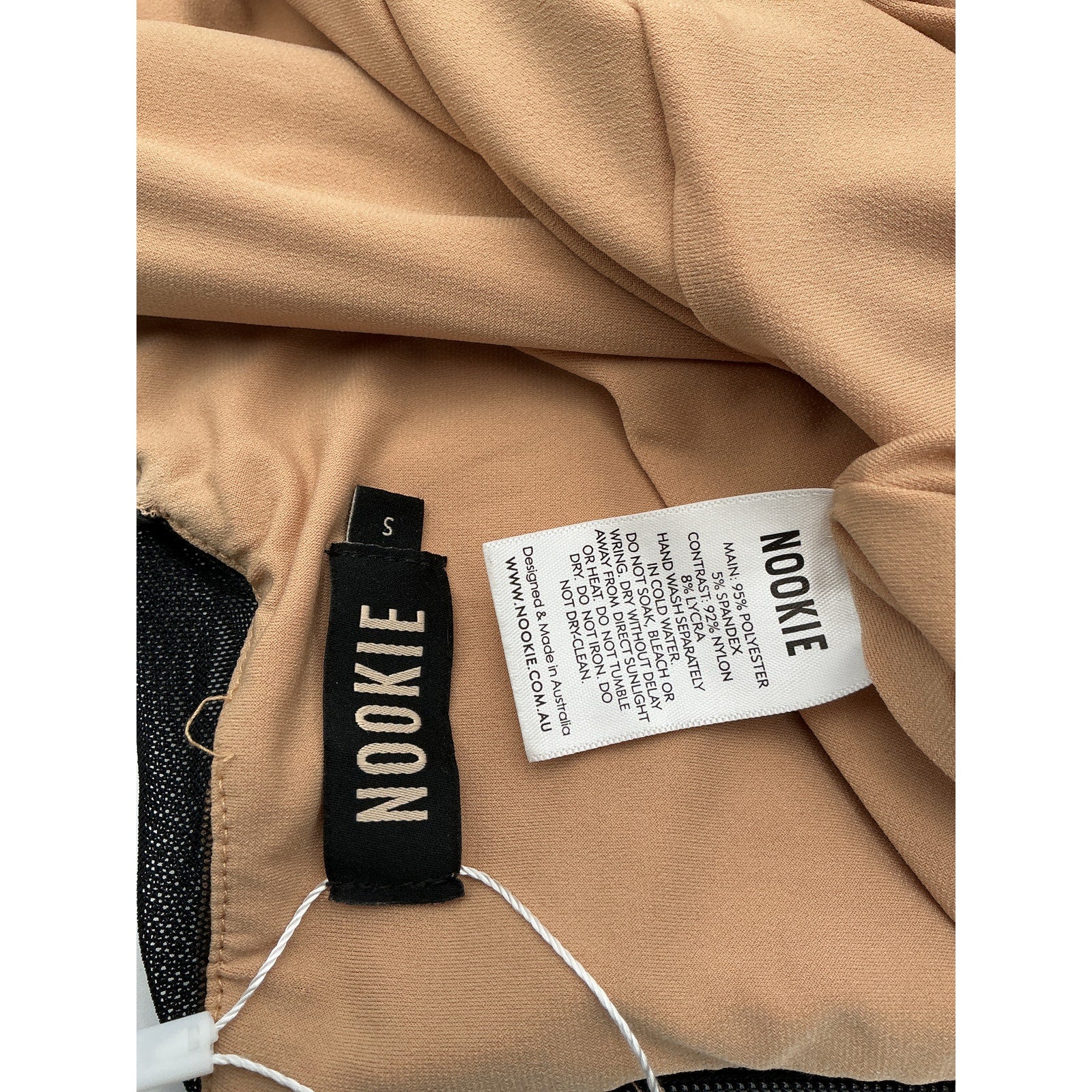 Nookie 'Mecca' Black Polyester Gown Size S