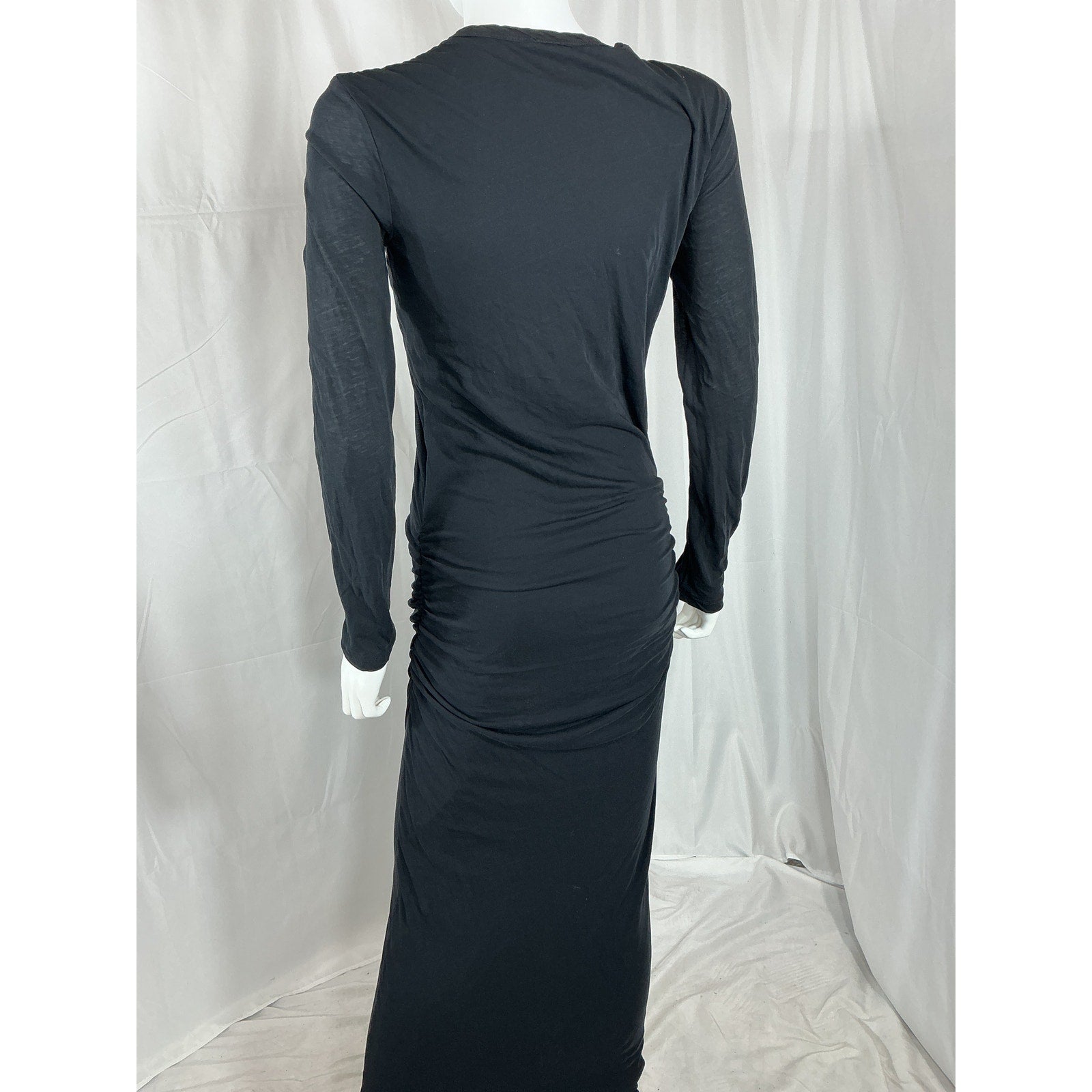 James Perse Cotton-Jersey Black Cotton Maxi Dress Size 2