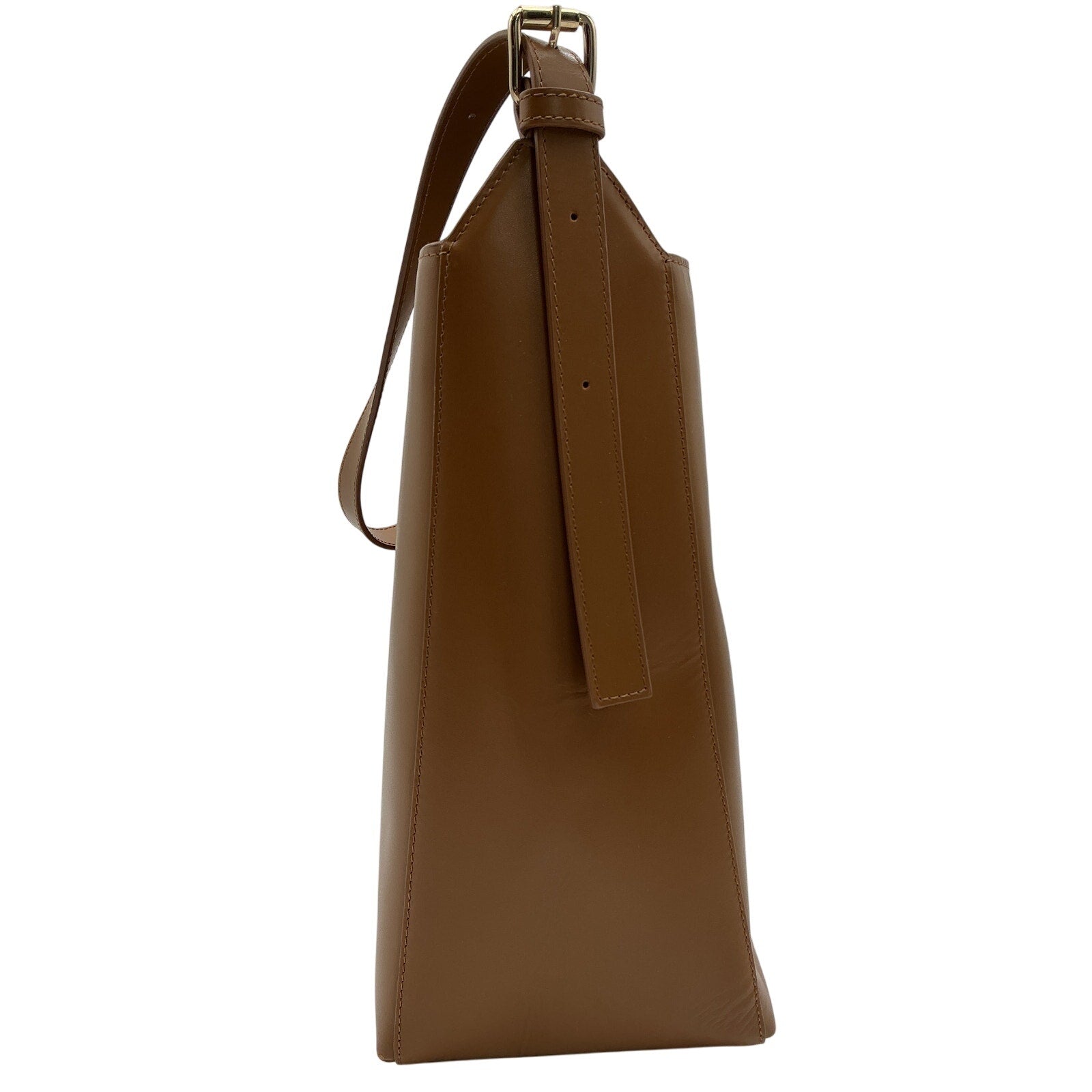 A.P.C. 'Virginie' Brown Leather Bag