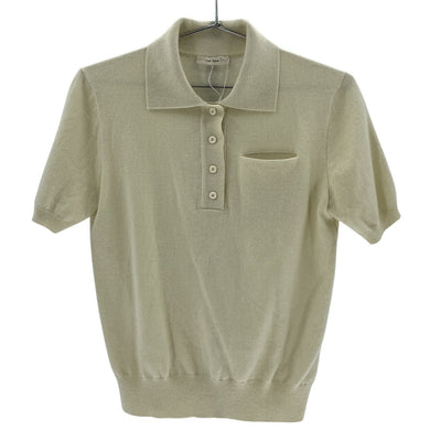 The Row Green Cashmere Polo Sweater Size M