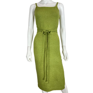 Line & Dot Wrap Green Megan Dress Size S