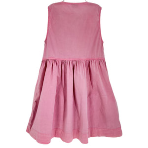 Ganni Washed Pink Bow Tie Dress Size 34/US 2