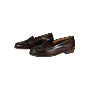 Sézane 'Andr�' Brown Leather Loafers Size 7
