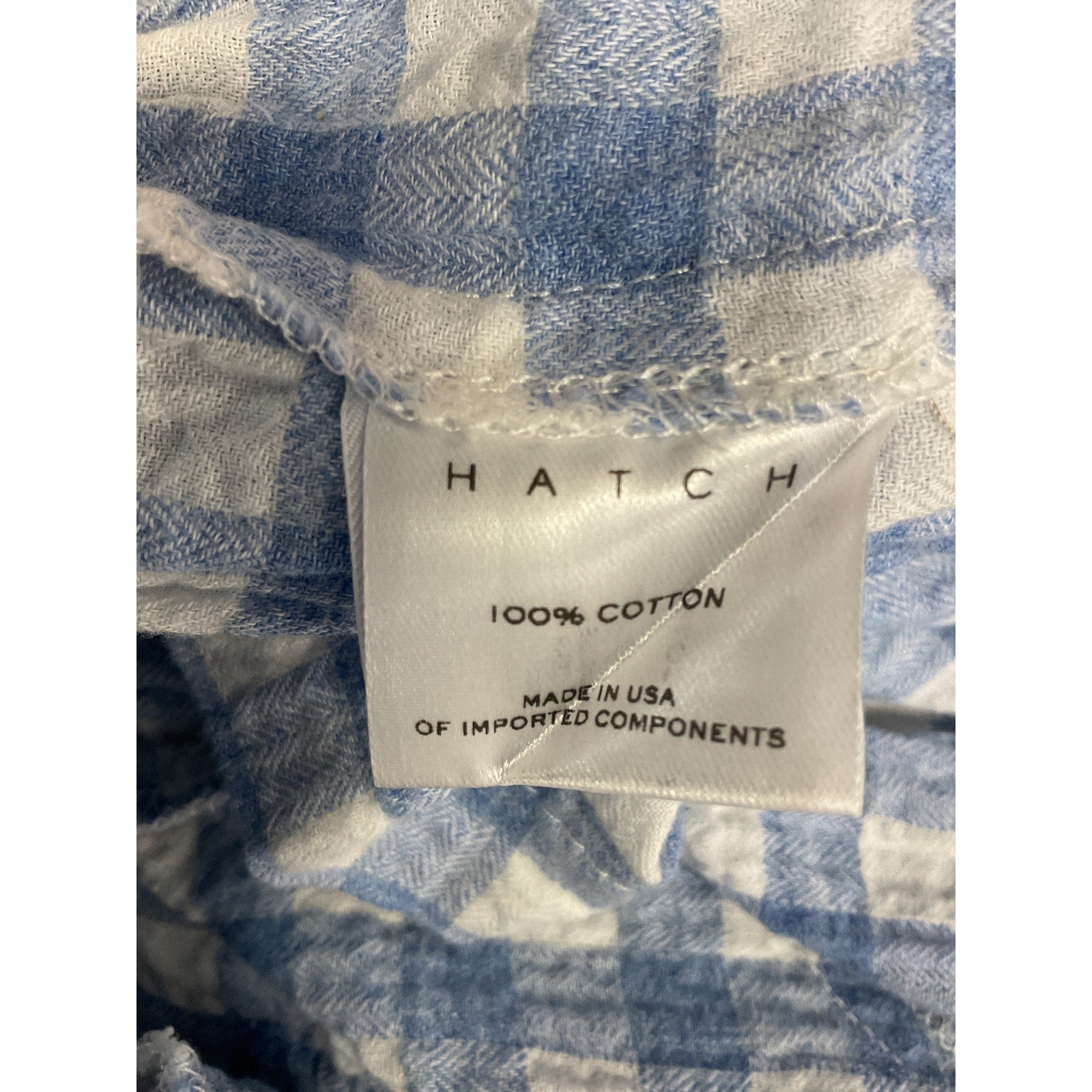Hatch 'The Kelsey' Blue Ballon Sleeve Dress Size 0