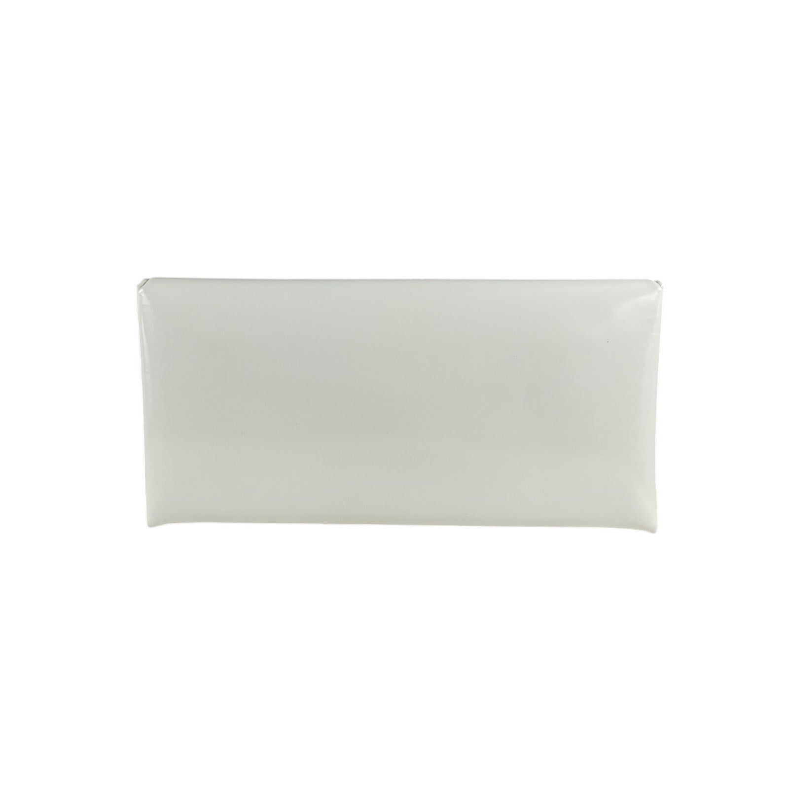 Bottega Veneta Small Point White Leather Lock Clutch