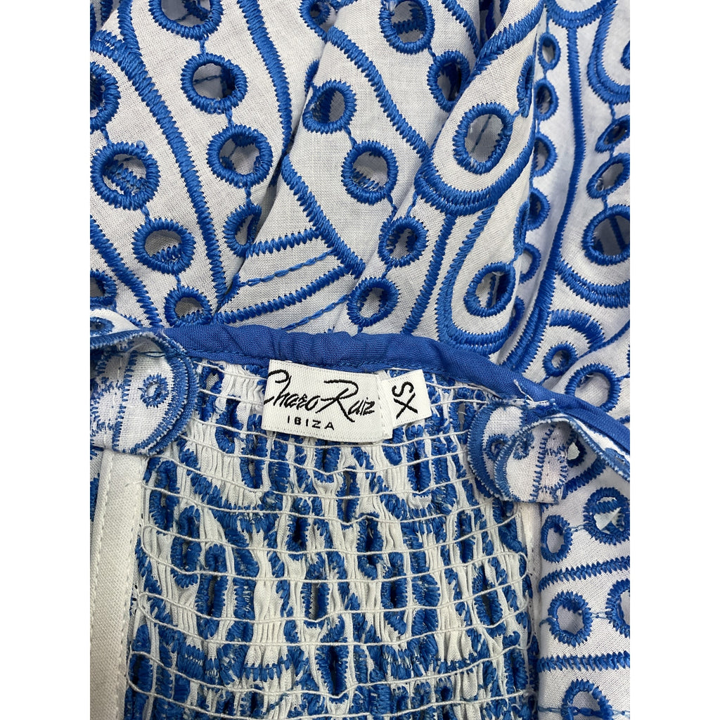 Charo Ruiz 'Nina' Blue Mini Dress Size XS