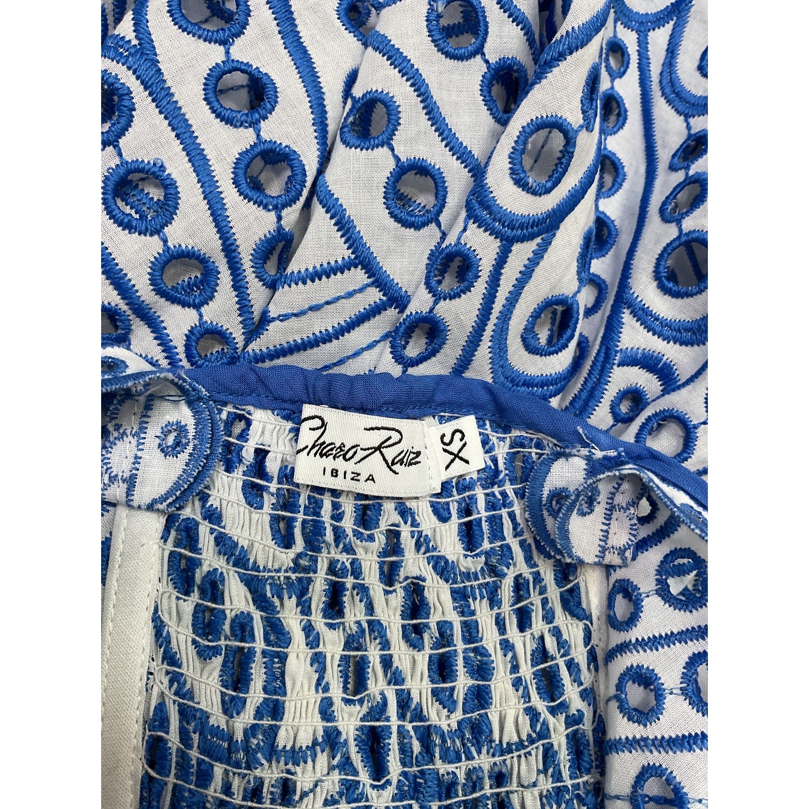 Charo Ruiz 'Nina' Blue Mini Dress Size XS