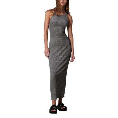 Rag & Bone Ribbed Heather Grey String Tank Dress Size S