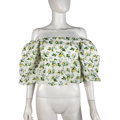 Faithfull The Brand Floral Multicolor Quincy Top Size S