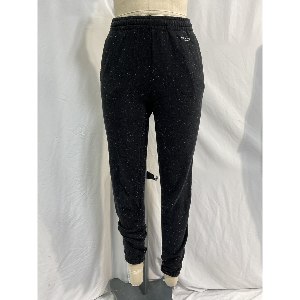 Rag & Bone City Black Cotton Terry Sweatpant Size XS