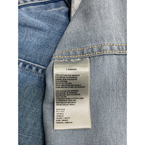 L'Agence 'Janelle' Blue Cotton Jacket Size S