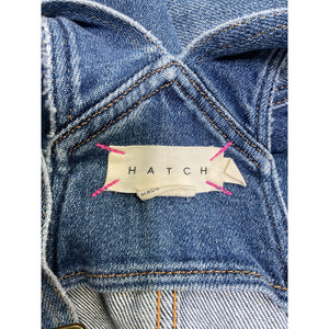 Hatch 'The Denim' Blue Cotton  Maternity Overall Denim Jean Size S