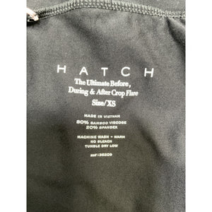 Hatch Black Viscose The Ultimate Before, During & After Crop Flare Legging Size XS