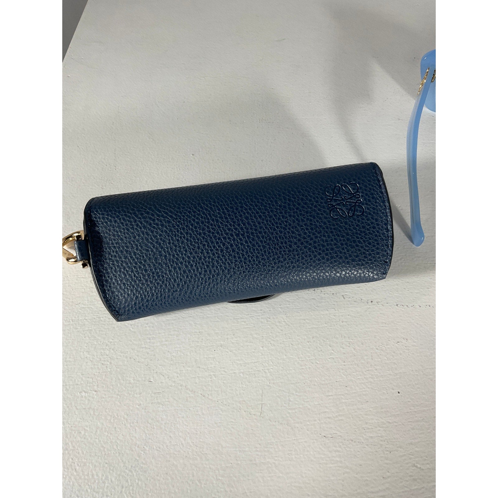 Loewe 'Cat-Eye' Blue Acetate Sunglasses Size OS