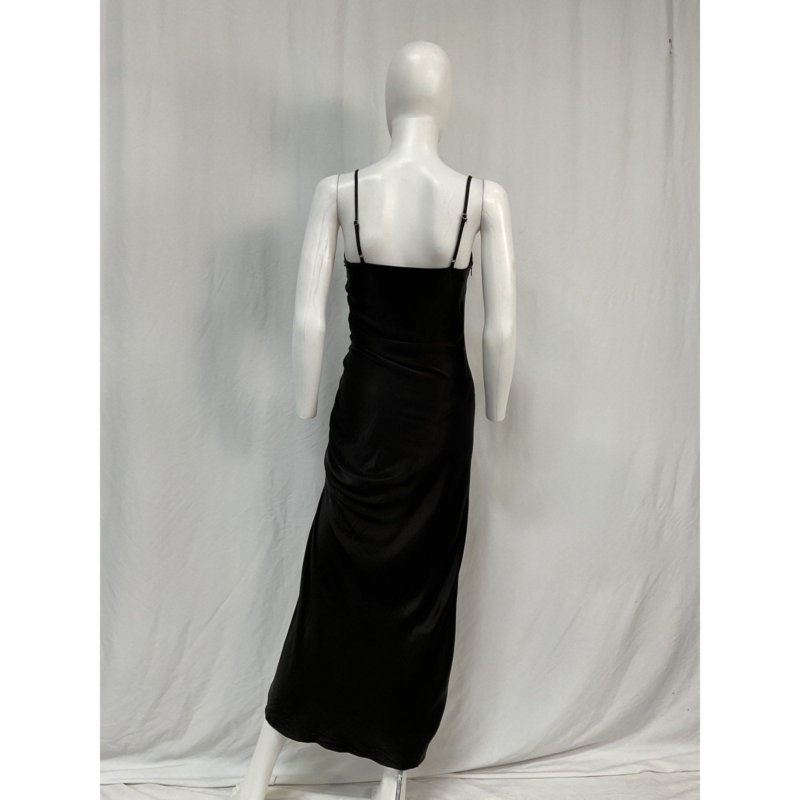 Shona Joy 'Thalia' Black Lenzing Midi Dress Size 4