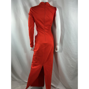 Staud 'Kirsten' Orange Rayon Dress Size S