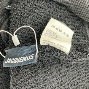 Jacquemus Textured Black Le Papier Cardigan Campana Sweater Size 36 FR / US 4