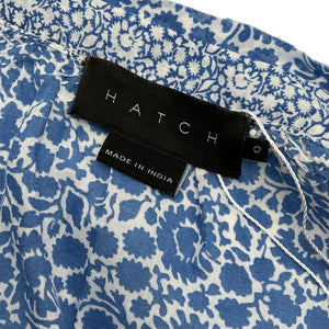 Hatch Floral Blue Olivia Blouse Size 0
