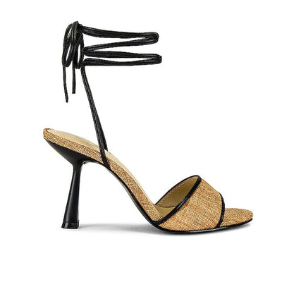 Lpa Sleek Brown Amara Heeled Sandals Size 7.5
