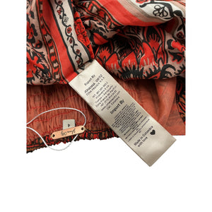 Johanna Ortiz 'Tropical' Brown Cotton Mantra Mini Dress Size 4