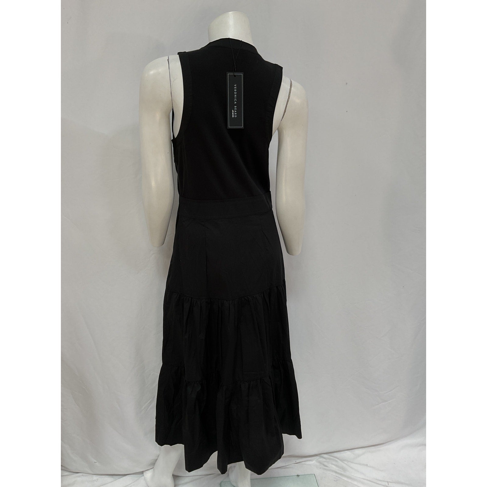 Veronica Beard 'Stafford' Black V Neck Dress Size S - NWT