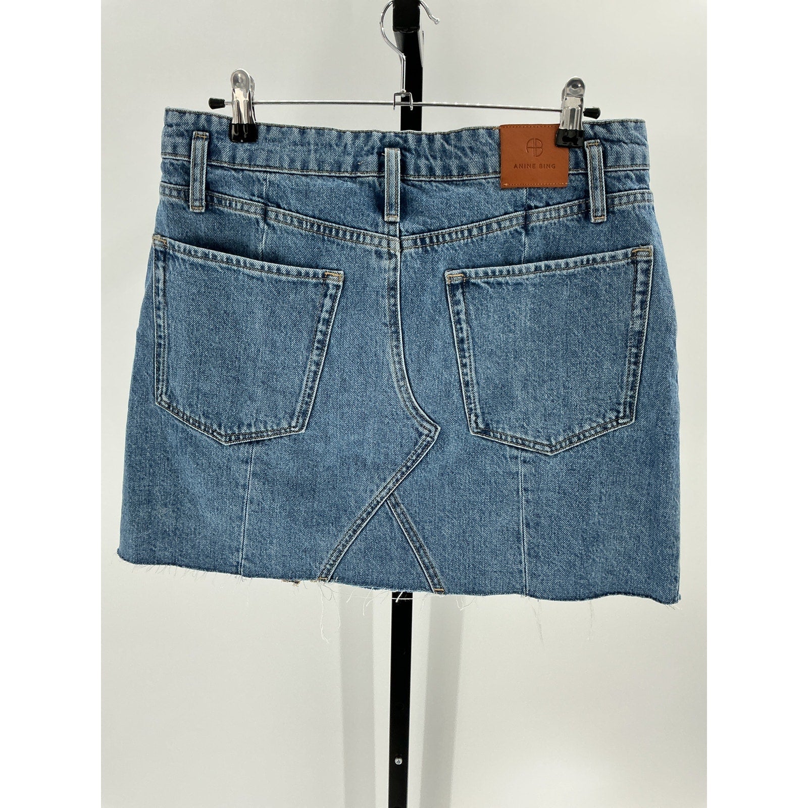 Anine Bing 'Connie' Blue Cotton Skirt Size 30