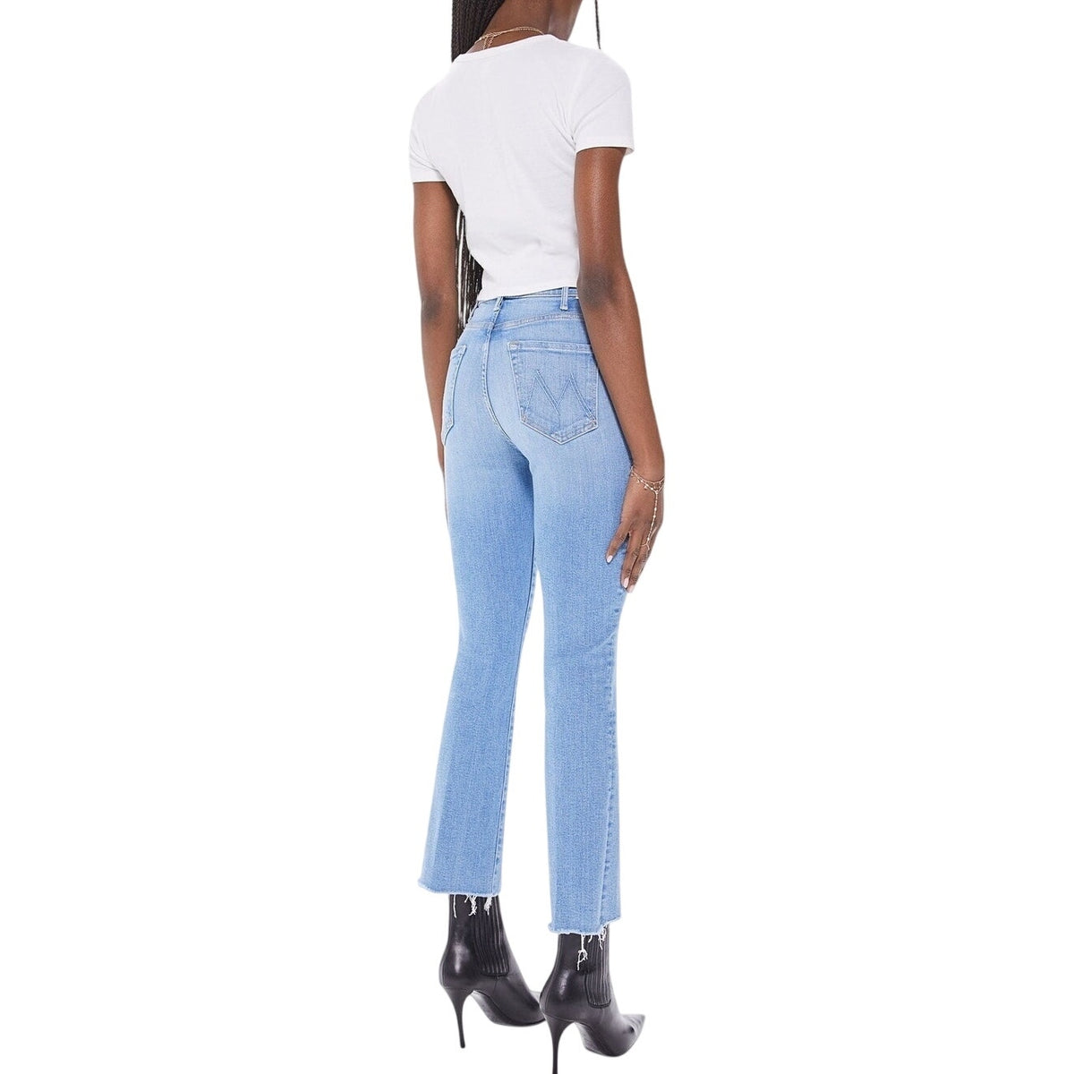 Mother The Fray Blue Denim Jeans Size 26