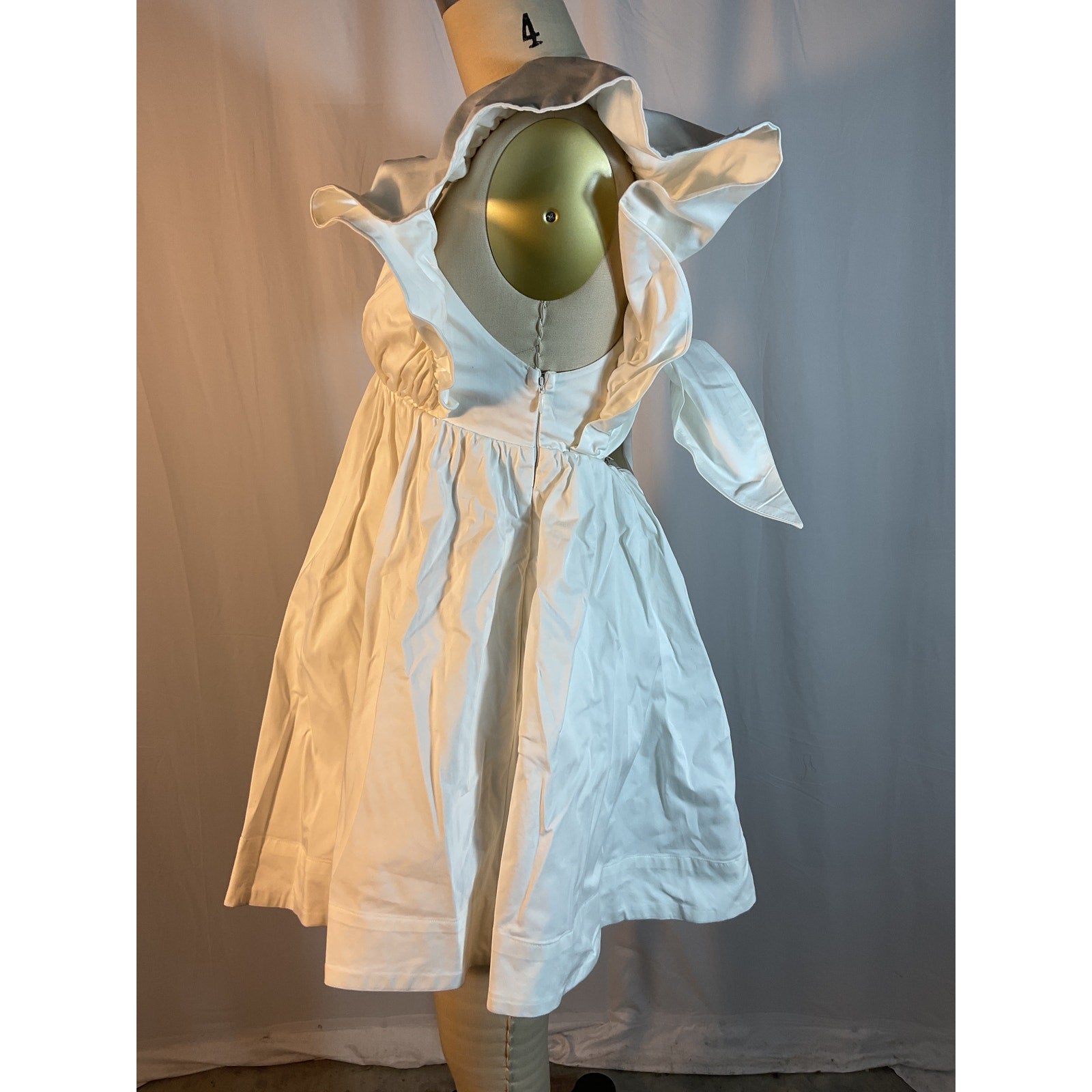 For Love & Lemons White 'Clementine' Mini Dress Size S