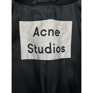 Acne Studios Tailored Green Wool Coat Size EU 32