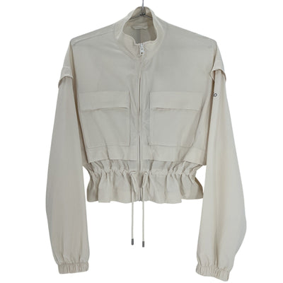 Alo Yoga Cropped Beige Ready Set Jacket Size S