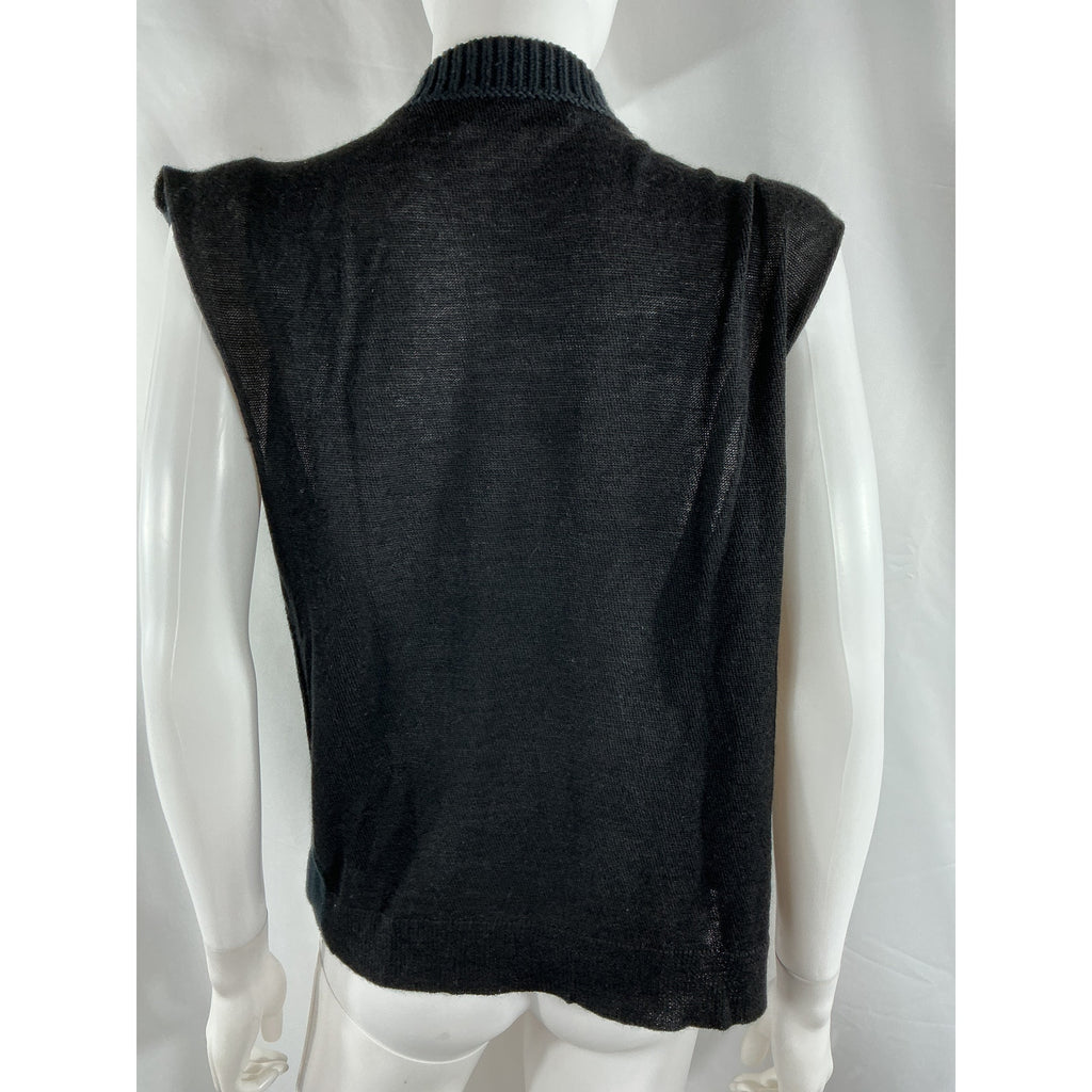 Rachel Comey 'Laur' Black Cotton Vest Size M