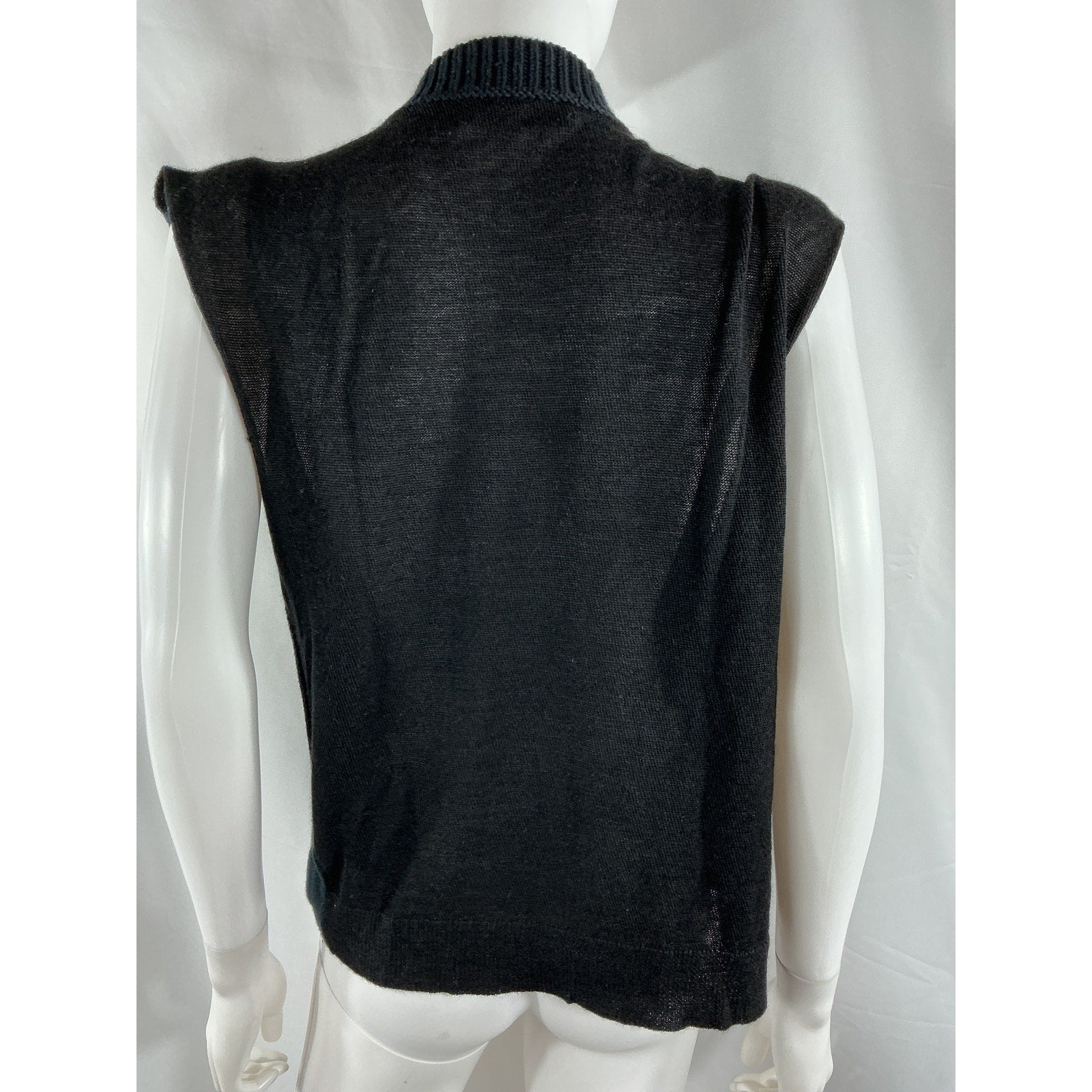 Rachel Comey 'Laur' Black Cotton Vest Size M